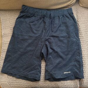 Patagonia Men's Dark Blue Athletic Shorts